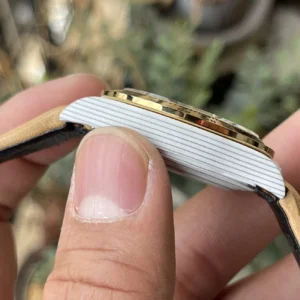 ROLEX DAYTONA DIW WHITE CARBON REPLICA WATCHES YELLOW DIAL 40MM 5 ĐỒNG HỒ ROLEX DAYTONA DIW CARBON REPLICA 11 DÂY MÀU NÂU 40MM (2)