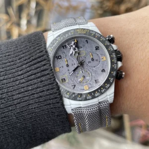 ROLEX DAYTONA DIW CHORONOGRAPH ASTRONAUT DIAL REPLICA WATCH 40MM 8 ĐỒNG HỒ ROLEX DAYTONA DIW CHORONOGRAPH VỎ CARBON REP 11 THỤY SỸ 40MM (2)