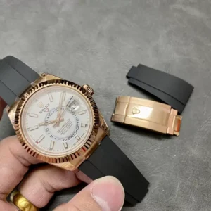 ĐỒNG HỒ ROLEX SKY DWELLER 336235 REPLICA 1:1 DÂY CAO SU MẶT TRẮNG TW 42MM 4 ĐỒNG HỒ ROLEX SKY DWELLER 336235 REPLICA 11 DÂY CAO SU MẶT TRẮNG TW 42MM (1)