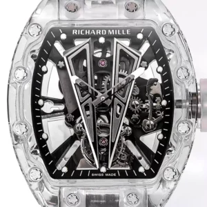 RICHARD MILLE RM27-02 TOURBILLON SAPPHIRE REPLICA WATCHES 42MM 1 ĐỒNG HỒ CHẾ TÁC RICHARD MILLE RM27-02 TOURBILLON SAPPHIRE REPLICA CAO CẤP 42MM