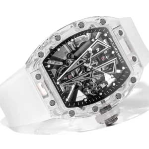RICHARD MILLE RM27-02 TOURBILLON SAPPHIRE REPLICA WATCHES 42MM 4 ĐỒNG HỒ CHẾ TÁC RICHARD MILLE RM27-02 TOURBILLON SAPPHIRE REPLICA CAO CẤP 42MM