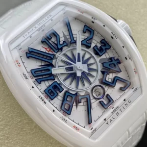 FRANCK MULLER V45 YACHTING FULL WHITE REPLICA WATCH T+ 45MM 3 ĐỒNG HỒ FRANCK MULLER V45 YACHTING NAM MÀU TRẮNG REPLICA NHÀ MÁY T+ 45MM