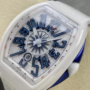 FRANCK MULLER V45 YACHTING FULL WHITE REPLICA WATCH T+ 45MM 2 ĐỒNG HỒ FRANCK MULLER V45 YACHTING NAM MÀU TRẮNG REPLICA NHÀ MÁY T+ 45MM