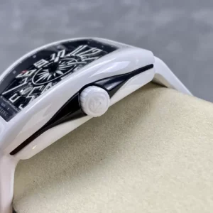 FRANCK MULLER V45 YACHTING REPLICA BLACK DIAL WATCH RUBBER STRAP 45MM 4 ĐỒNG HỒ FRANCK MULLER V45 YACHTING NAM MÁY CƠ REPLICA 11 45MM