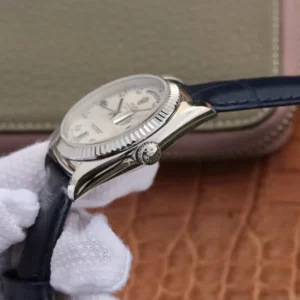 ĐỒNG HỒ NAM ROLEX DAY-DATE 118139 DÂY DA REPLICA 1:1 36MM 4 ĐỒNG HỒ NAM ROLEX DAY-DATE 118139 DÂY DA REPLICA 1:1 36MM