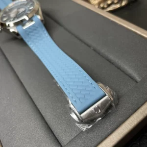 OMEGA SEAMASTER AQUA TERRA WORLDTIMER BLUE REPLICA WATCH VS FACTORY 43MM 8 ĐỒNG HỒ OMEGA SEAMASTER NAM DÂY CAO SU REPLICA VS FACTORY 43MM