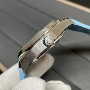 OMEGA SEAMASTER AQUA TERRA WORLDTIMER BLUE REPLICA WATCH VS FACTORY 43MM 5 ĐỒNG HỒ OMEGA SEAMASTER NAM DÂY CAO SU REPLICA VS FACTORY 43MM