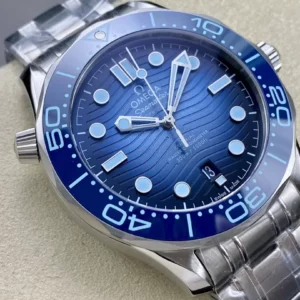 OMEGA SEAMASTER SUMER SUPER FAKE 1:1 WATCH BLUE DIAL VS FACTORY 42MM 3 ĐỒNG HỒ OMEGA SEAMASTER SUMER SUPER FAKE 1:1 NHÀ MÁY VS 42MM