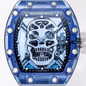 ĐỒNG HỒ RICHARD MILLE RM052 TOURBILLON CHẾ TÁC SAPPHIRE MÀU XANH REPLICA 11 ĐẦU LÂU NHÀ MÁY MS 42MM 1 ĐỒNG HỒ RICHARD MILLE RM052 TOURBILLON CHẾ TÁC SAPPHIRE MÀU XANH REPLICA 11 ĐẦU LÂU NHÀ MÁY MS 42MM
