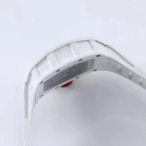 RICHARD MILLE RM055 CRAFTED WATCHES WHITE CERAMIC BBR FACTORY V3 45MM 5 ĐỒNG HỒ RICHARD MILLE RM055 CHẾ TÁC NAM NÚM MÀU ĐỎ REP 1:1 NHÀ MÁY BBR V3 45MM