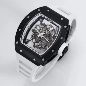 RICHARD MILLE RM055 REPLICA BLACK CERAMIC MEN WATCH BBR FACTORY V3 45MM 2 ĐỒNG HỒ RICHARD MILLE RM055 CHẾ TÁC NAM REPLICA VỎ GỐM MÀU ĐEN BBR FACTORY V3 45MM