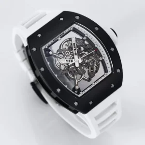 RICHARD MILLE RM055 REPLICA BLACK CERAMIC MEN WATCH BBR FACTORY V3 45MM 1 ĐỒNG HỒ RICHARD MILLE RM055 CHẾ TÁC NAM REPLICA VỎ GỐM MÀU ĐEN BBR FACTORY V3 45MM