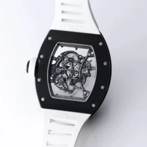 RICHARD MILLE RM055 REPLICA BLACK CERAMIC MEN WATCH BBR FACTORY V3 45MM 6 ĐỒNG HỒ RICHARD MILLE RM055 CHẾ TÁC NAM REPLICA VỎ GỐM MÀU ĐEN BBR FACTORY V3 45MM