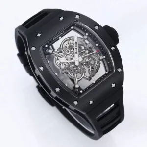 RICHARD MILLE RM055 REPLICA WATCHES FULL BLACK BBR FACTORY 45MM 1 ĐỒNG HỒ RICHARD MILLE RM055 REPLICA 1:1 NAM FULL BLACK BBR FACTORY 45MM