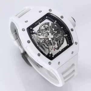 RICHARD MILLE RM055 FULL WHITE SUPER FAKE 11 WATCH BBR FACTORY V3 45MM 1 ĐỒNG HỒ RICHARD MILLE RM055 VỎ GỐM TRẮNG REPLICA CAO CẤP NHÀ MÁY BBR V3 45MM