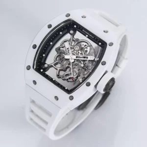 RICHARD MILLE RM055 FULL WHITE SUPER FAKE 11 WATCH BBR FACTORY V3 45MM 4 ĐỒNG HỒ RICHARD MILLE RM055 VỎ GỐM TRẮNG REPLICA CAO CẤP NHÀ MÁY BBR V3 45MM