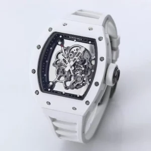 RICHARD MILLE RM055 FULL WHITE SUPER FAKE 11 WATCH BBR FACTORY V3 45MM 2 ĐỒNG HỒ RICHARD MILLE RM055 VỎ GỐM TRẮNG REPLICA CAO CẤP NHÀ MÁY BBR V3 45MM