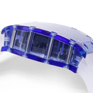 RICHARD MILLE RM27-02 TOURBILLON CRAFTED WATCH BLUE SAPPHIRE MS FACTORY 42MM 6 ĐỒNG HỒ RICHARD MILLE RM27-02 TOURBILLON CHẾ TÁC SAPPHIRE MÀU XANH REP 11 CAO CẤP MS FACTORY 42MM