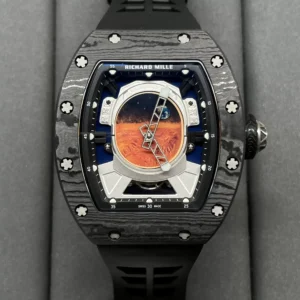 RICHARD MILLE RM52-05 TOURBILLON ASTRONAUT DIAL YS REP 11 WATCH 44MM 2 ĐỒNG HỒ RICHARD MILLE RM52-05 TOURBILLON NAM MẶT PHI HÀNH GIA NHÀ MÁY YS REPLICA 44MM
