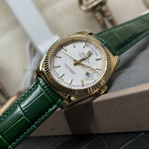 ĐỒNG HỒ ROLEX DAY-DATE NAM MÁY CƠ DÂY DA REPLICA CAO CẤP 36MM 3 ĐỒNG HỒ ROLEX DAY-DATE NAM MÁY CƠ DÂY DA REPLICA CAO CẤP 36MM
