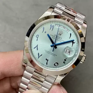 ĐỒNG HỒ ROLEX DAY-DATE REPLICA CAO CẤP MẶT ICE BLUE NHÀ MÁY GM V3 40MM 3 ĐỒNG HỒ ROLEX DAY-DATE REPLICA CAO CẤP MẶT ICE BLUE NHÀ MÁY GM V3 40MM