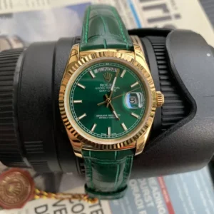 ĐỒNG HỒ ROLEX OYSTER PERPETUAL DAY-DATE 118138 NAM DÂY DA REPLICA 36MM 3 ĐỒNG HỒ ROLEX OYSTER PERPETUAL DAY-DATE 118138 NAM DÂY DA REPLICA 36MM