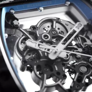 RICHARD MILLE RM 055 BEST COPY CARBON BLUE DIAL BBR FACTORY 45MM 6 ĐỒNG HỒ CHẾ TÁC RICHARD MILLE RM 055 NAM VỎ CARBON NHÀ MÁY BBR 45MM