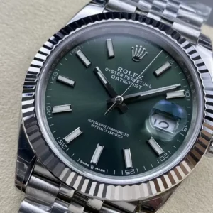 ROLEX DATEJUST 126334 REPLICA 11 WATCH GREEN DIAL VS FACTORY 36MM 2 ĐỒNG HỒ ROLEX DATEJUST 126334 CHẾ TÁC MẶT XANH GREEN NHÀ MÁY VS 36MM