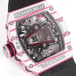 ĐỒNG HỒ CHẾ TÁC RICHARD MILLE NAM RM 38-02 TOURBILLON DÂY CAO SU NHÀ MÁY RM 41X50MM 5 ĐỒNG HỒ CHẾ TÁC RICHARD MILLE NAM RM 38-02 TOURBILLON DÂY CAO SU NHÀ MÁY RM 41X50MM
