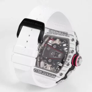 RICHARD MILLE RM38-02 BEST COPIES WATCHES CUSTOM WHITE CARBON CASE RUBBER STRAP RM FACTORY 41X50MM 8 ĐỒNG HỒ CHẾ TÁC RICHARD MILLE RM38-02 NAM VỎ CARBON MÀU TRẮNG RM FACTORY 41X50MM