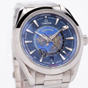 ĐỒNG HỒ OMEGA SEAMASTER AQUA TERRA WORLDTIMER CHẾ TÁC DÂY KIM LOẠI NHÀ MÁY VS 43MM 1 ĐỒNG HỒ OMEGA SEAMASTER AQUA TERRA WORLDTIMER CHẾ TÁC DÂY KIM LOẠI NHÀ MÁY VS 43MM