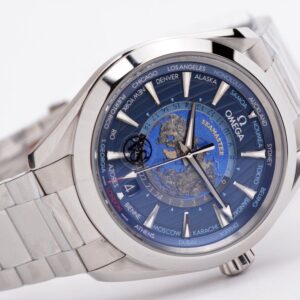 ĐỒNG HỒ OMEGA SEAMASTER AQUA TERRA WORLDTIMER CHẾ TÁC DÂY KIM LOẠI NHÀ MÁY VS 43MM 4 ĐỒNG HỒ OMEGA SEAMASTER AQUA TERRA WORLDTIMER CHẾ TÁC DÂY KIM LOẠI NHÀ MÁY VS 43MM