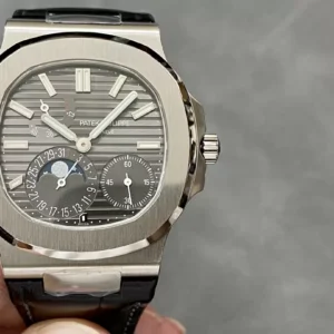 ĐỒNG HỒ PATEK PHILIPPE NAUTILUS 5712 CHẾ TÁC NAM MẶT XÁM NHÀ MÁY PPF 40MM 2 ĐỒNG HỒ PATEK PHILIPPE NAUTILUS 5712 CHẾ TÁC NAM MẶT XÁM NHÀ MÁY PPF 40MM