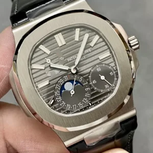 ĐỒNG HỒ PATEK PHILIPPE NAUTILUS 5712 CHẾ TÁC NAM MẶT XÁM NHÀ MÁY PPF 40MM 3 ĐỒNG HỒ PATEK PHILIPPE NAUTILUS 5712 CHẾ TÁC NAM MẶT XÁM NHÀ MÁY PPF 40MM