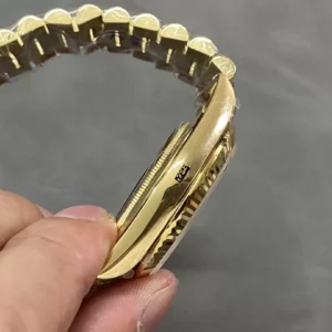 ROLEX DAY-DATE 228238 FAKE WATCH BAGUETTE NUMBER 185GRAM QF 40MM 5 ĐỒNG HỒ ROLEX DAY-DATE 228238 CHẾ TÁC NAM CỌC SỐ ĐÁ BAGUETTE 185GRAM NHÀ MÁY Q 40MM