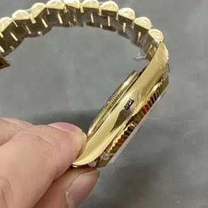 ROLEX DAY-DATE 228238 REPLICA WATCH BLACK DIAL 185GRAM 40MM 6 ĐỒNG HỒ ROLEX DAY-DATE 228238 NAM MẶT ĐEN CHẾ TÁC 185GRAM REPLICA 11 CAO CẤP 40MM