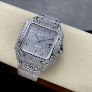 ĐỒNG HỒ CARTIER SANTOS REPLICA 1:1 CỌC SỐ Ả RẬP MÁY CƠ AUTOMATIC AMG 40MM 1 ĐỒNG HỒ CARTIER SANTOS REPLICA 11 CỌC SỐ Ả RẬP MÁY CƠ AUTOMATIC AMG 40MM