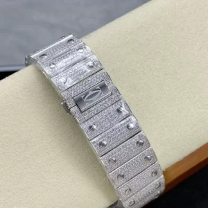 ĐỒNG HỒ CARTIER SANTOS REPLICA 1:1 CỌC SỐ Ả RẬP MÁY CƠ AUTOMATIC AMG 40MM 5 ĐỒNG HỒ CARTIER SANTOS REPLICA 11 CỌC SỐ Ả RẬP MÁY CƠ AUTOMATIC AMG 40MM