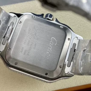 ĐỒNG HỒ CARTIER SANTOS REPLICA 1:1 CỌC SỐ Ả RẬP MÁY CƠ AUTOMATIC AMG 40MM 6 ĐỒNG HỒ CARTIER SANTOS REPLICA 11 CỌC SỐ Ả RẬP MÁY CƠ AUTOMATIC AMG 40MM