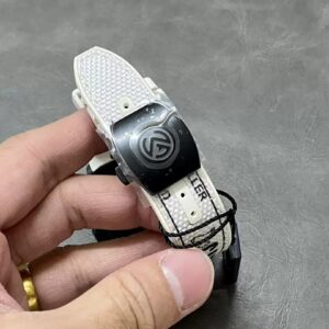 FRANCK MULLER VANGUARD REPLICA WATCH WHITE DIAL CACBON 44X54MM 7 ĐỒNG HỒ FRANCK MULLER VANGUARD REPLICA 11 MẶT TRẮNG HÌNH THỎ VỎ CACBON 44X54MM