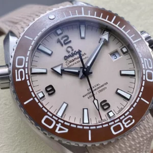 ĐỒNG HỒ NAM OMEGA SEAMASTER REPLICA 1:1 MẶT NÂU VIỀN CERAMIC CHOCOLATE 43,5MM 1 ĐỒNG HỒ NAM OMEGA SEAMASTER REPLICA 11 MẶT NÂU VIỀN CERAMIC CHOCOLATE 43,5MM
