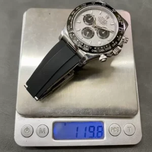 ĐỒNG HỒ NAM ROLEX DAYTONA 126519 MẶT THIÊN THẠCH BẢN TINH CHỈNH TRỌNG LƯỢNG 120GRAM 40MM 7 ĐỒNG HỒ NAM ROLEX DAYTONA 126519 MẶT THIÊN THẠCH BẢN TINH CHỈNH TRỌNG LƯỢNG 120GRAM 40MM