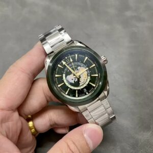OMEGA SEAMASTER REPLICA WATCH GREEN AQUA TERRA WORLDTIMER VS 43MM 3 ĐỒNG HỒ OMEGA SEAMASTER REPLICA 11 GREEN AQUA TERRA WORLDTIMER NHÀ MÁY VS 43MM