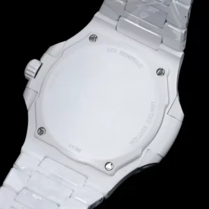 ĐỒNG HỒ PATEK PHILIPPE NAUTILUS 5711 VỎ GỐM CERAMIC REP 1:1 MÀU TRẮNG 40MM 6 ĐỒNG HỒ PATEK PHILIPPE NAUTILUS 5711 VỎ GỐM CERAMIC REP 11 MÀU TRẮNG 40MM