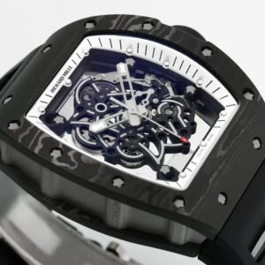 ĐỒNG HỒ RICHARD MILLE RM055 REPLICA 1:1 MẶT TRẮNG MÁY LỘ CƠ NHÀ MÁY ZF 49.9X42.7MM 2 ĐỒNG HỒ RICHARD MILLE RM055 REPLICA 11 MẶT TRẮNG MÁY LỘ CƠ NHÀ MÁY ZF 49.9X42.7MM