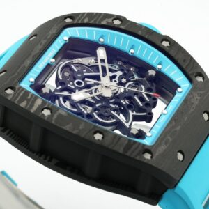 RICHARD MILLE RM055 REPLICA WATCH BLUE DIAL ZF FACTORY 49.9X42.7MM 3 ĐỒNG HỒ RICHARD MILLE RM055 REPLICA 11 MẶT XANG DƯƠNG LỘ CƠ NHÀ MÁY ZF 49.9X42.7MM
