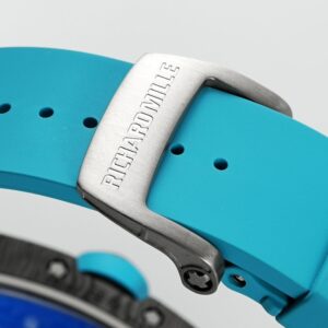 RICHARD MILLE RM055 REPLICA WATCH BLUE DIAL ZF FACTORY 49.9X42.7MM 8 ĐỒNG HỒ RICHARD MILLE RM055 REPLICA 11 MẶT XANG DƯƠNG LỘ CƠ NHÀ MÁY ZF 49.9X42.7MM