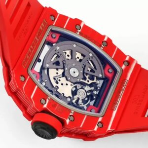 RICHARD MILLE RM35-02 REP 11 WATCH CACBON FULL RED ZF FACTORY 44MM 7 ĐỒNG HỒ RICHARD MILLE RM35-02 REP 11 VỎ CACBON DÂY CAO SU CAO CẤP NHÀ MÁY ZF 44MM