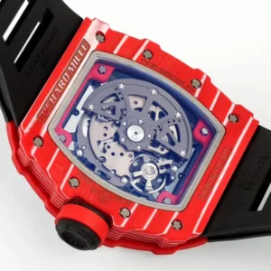 RICHARD MILLE35-02 REPLICA 1:1 WATCH RED CACBON CASE NTPT ZF FACTORY 44MM 8 ĐỒNG HỒ RICHARD MILLE35-02 REPLICA 11 MÀU ĐỎ SỢI CACBON NTPT ZF FACTORY 44MM