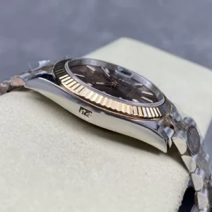 ROLEX DATEJUST 126331 REPLICA WATCHES CHOCOLATE DIAL CLEAN FACTORY 41MM 4 ĐỒNG HỒ ROLEX DATEJUST 126331 REPLICA 11 CỌC SỐ DẠ QUANG NHÀ MÁY CLEAN 41MM